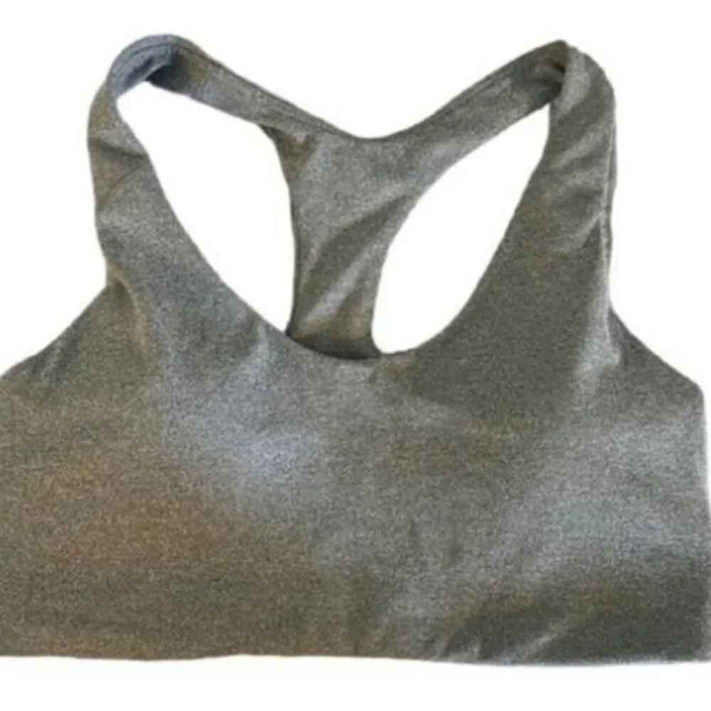 Old Navy Power Sport Gray Sports Bra Size Med EUC #M-015